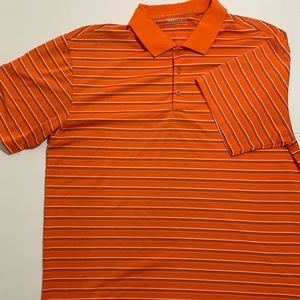 Orange Nike polo